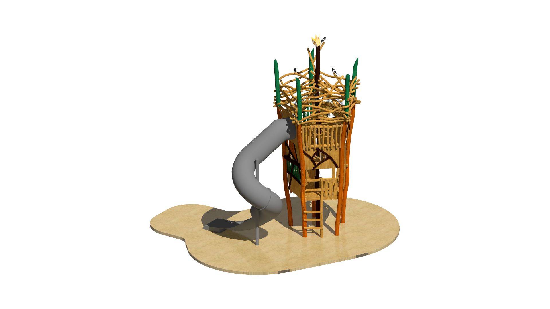 Rutschenturm 'Elsterwäldchen' 1 Rutschenturm 'Elsterwäldchen'