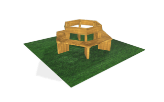 Baumbank ‚rustikal‘