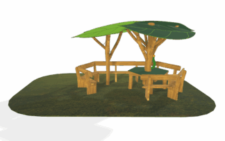 Sitzgruppe ‚Blätterdach‘